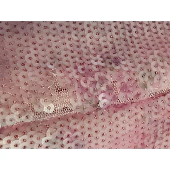 LoveShackFancy Stasia Sequin Dress Sz 2 Love Shack Fancy Flamenco Pink Ethereal - Picture 14 of 16